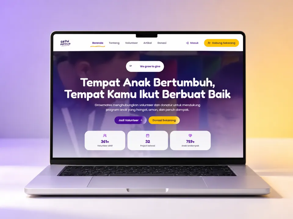 Preview website Growmates