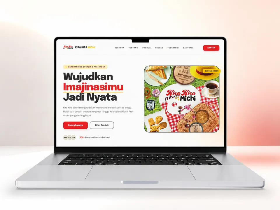 Preview website Kira Kira Michi